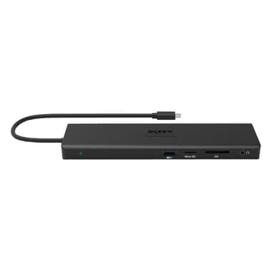 Port USB Type-C 1 x USB3.1|2 x USB 3.0|2 x USB 2.0|1 xHDMI-DP-VGA| Micro+SD Card Reader|1 x Mini DP|1 x RJ45|1 x Audio-Microphone| PD 100W -Black