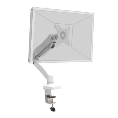 PORT Monitor Arm VESA Single Screen - White