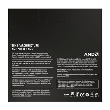 AMD RYZEN 7 9700X 8-Core 3.8GHz AM5 CPU