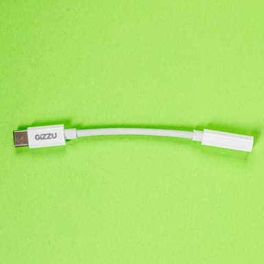 Gizzu USB Type-C to 3.5mm AUX Audio Adapter - White