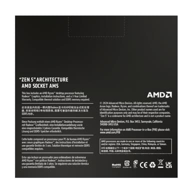AMD RYZEN 9 9950X 16-Core 4.3GHz AM5 CPU
