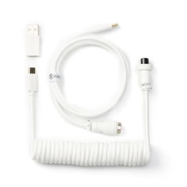 Keychron Coiled Aviator White Cable