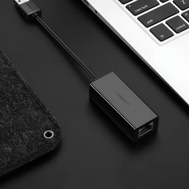 UGREEN CM111 USB3.0 to RJ5 Gigabit Ethernet Adapter - Black
