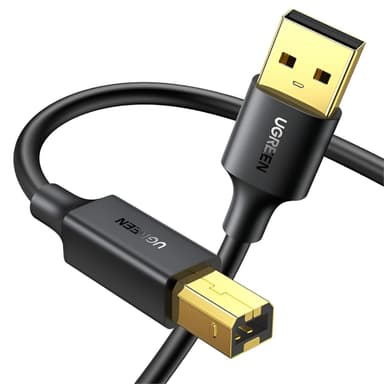 UGREEN US135 USB 2.0 to USB-B Printer Cable, 480Mbps - 2m