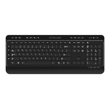 PCBuilder ALPHA Silent Wireless Keyboard and Mouse Combo