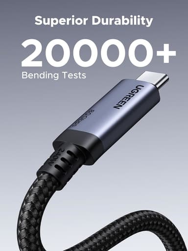 UGREEN USB4 Gen4 240W USB-C to USB-C Cable (Black)