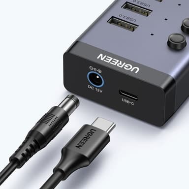 UGREEN 7 in 1 USB 3.0 Hub-Grey
