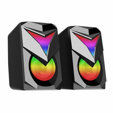REDRAGON 2.1 Satellite Speaker TOCCATA RGB 11W Gaming Speaker - Black