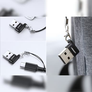UGREEN USB A Male to USB Type-C Female Adapter (Black)