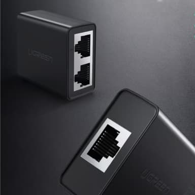 UGREEN RJ45 Splitter Adapter 2 Pack (Black)