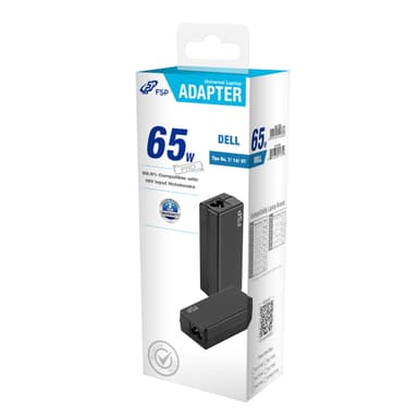 FSP PRO 65W Universal Laptop Adapter – Dell