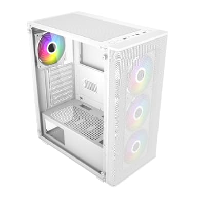 FSP M220 ATX Mid Tower Gaming Chassis - White