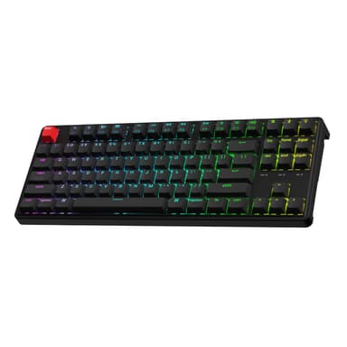 Keychron C3 Pro 8K QMK RGB Wired Mechanical Keyboard (80% Layout, Red Super Switch Hot-Swappable)