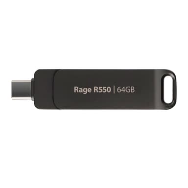 Patriot Rage R550 64GB USB3.2 Swing Type A to Type-C Flash Drive