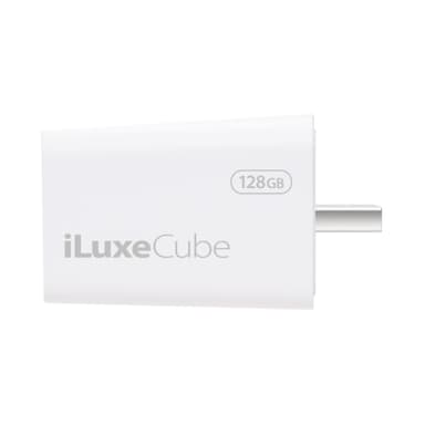 Patriot iLuxe Cube 128GB Type-C Smart Backup Solution - White