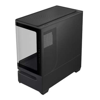 Asus Prime AP202 ARGB Curved Tempered Glass Micro-ATX Chassis – Black