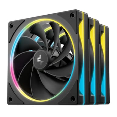 DeepCool FL12R SE 3-in-1 ARGB 120mm PWM 3 Fan Pack - Black
