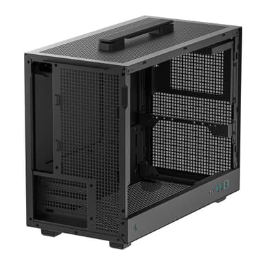 DeepCool CH160 PLUS Micro-ATX Chassis - Black