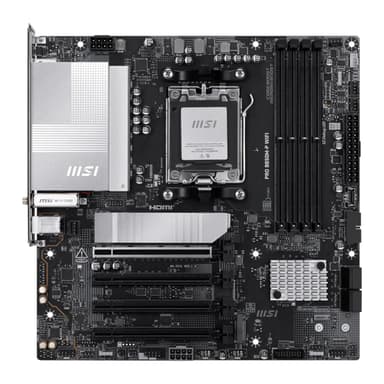 MSI PRO B850M-P WIFI AM5 mATX Motherboard