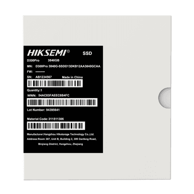 Hiksemi D300 PRO Tantalum Capacitor 3840GB SATA III Enterprise SSD