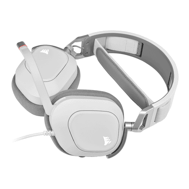 Corsair HS80 RGB USB Wired Over-Ear Gaming Headset — White