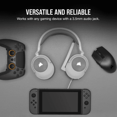 Corsair HS55 Surround Wired Gaming Headset – White
