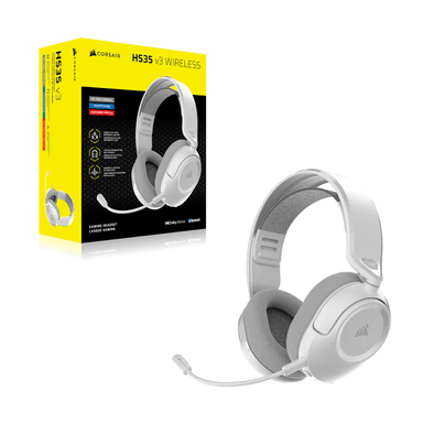 Corsair HS35 v3 Wireless Gaming Headset - White