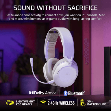 Corsair HS35 v3 Wireless Gaming Headset - White