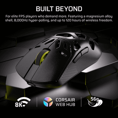 Corsair SABRE v2 PRO WIRELESS MAGNESIUM ALLOY 33000 DPI Gaming Mouse – Black