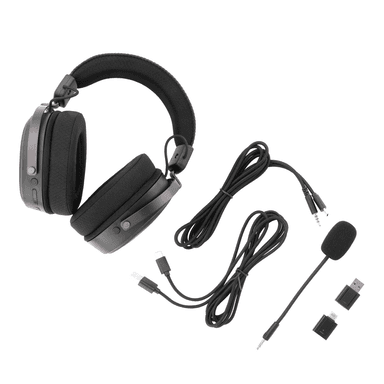 Redragon FURY WRS Over-Ear Wireless Gaming Headset - Black