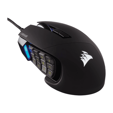Corsair SCIMITAR RGB ELITE Optical 18 000 DPI MOBA/MMO Gaming Mouse - Black