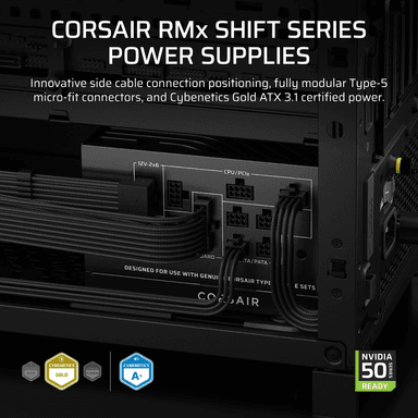 Corsair RM850x SHIFT 80 PLUS Gold Fully Modular ATX Power Supply