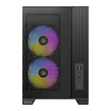 Antec FLUX M Micro-ATX Mini-Tower Gaming Chassis - Black