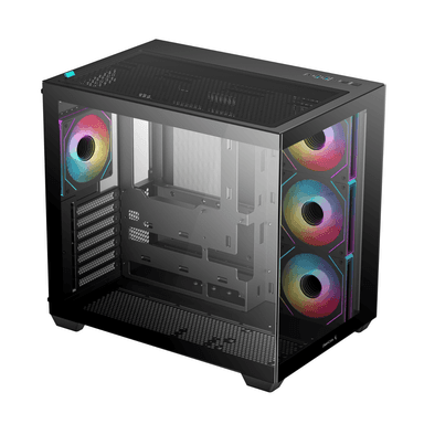 DeepCool CG530 4F Tempered Glass ATX Gaming Chassis - Black